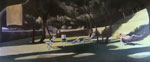La Nera. Olio su tela, cm 400x160. 1994/95