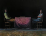 Scena primaria. Tempera all'uovo e olio su tela, cm 180 x 140. 2011