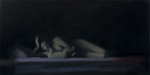 Scrittore. Olio su tela, cm. 45 x 30. 2010