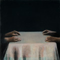 Scrittore. Olio su tela, cm 45 x 30. 2010
