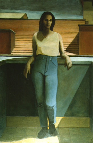 Ritratto di Marina. Olio su tela, cm. 60 x 90. 1993. Collezione (...)