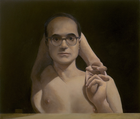 Paolo Migone. Olio su tela, cm. 65 x 55. 2000. Collezione privata